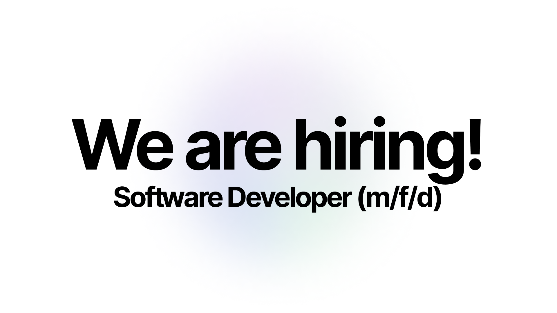 Now Hiring: Frontend Developer with a Focus on React & React Native (m/f/d) (10–40 hrs/week)