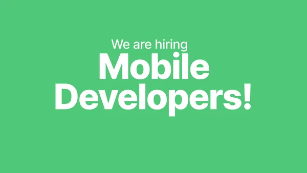We're hiring: Mobile Developer (React Native)(m/f/d, 40hrs/week, 0-100% Remote)